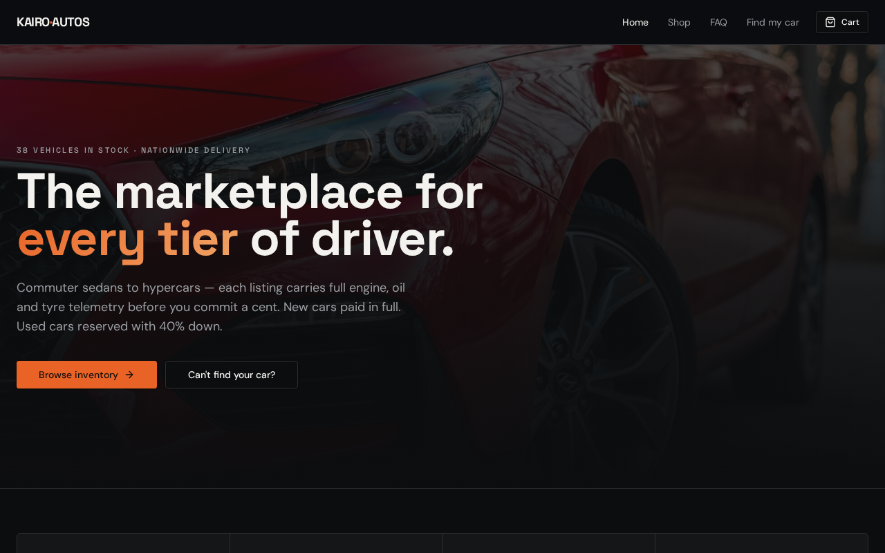 Kairo Autos project preview